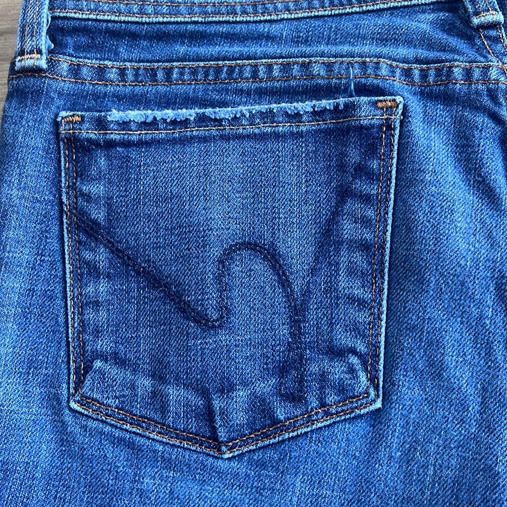 Citizens of Humanity Low Waist Flare Ingrid Cutoff Shorts Size 28 - Picture 13 of 15